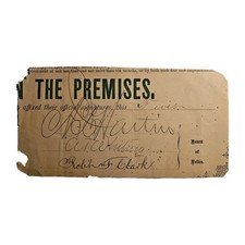 1895 Boston Liquor License Signed Augustus P Martin Mayor Civil War Gettysburg picture