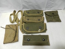 Original U S WWII Triple Grenade Pouch WWII Korean War & Ammo Pouches  A16JJ picture