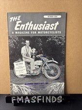 1956 HARLEY DAVIDSON Motorcycle Magazine THE ENTHUSIAST Vintage October picture