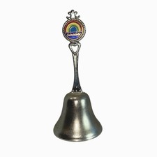 Vintage 1984 AstroWorld Houston TX Collectible Metal Bell Heart Handle, Retro picture