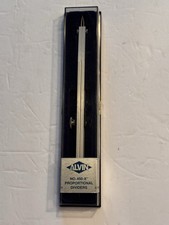 Alvin #450 8 Inch Proportional Dividers West Germany In Plastic Clear Box Case picture