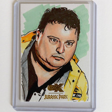 Cryptozoic Jurassic Park 2026 Artist Return Original Sketch Card Dennis Nedry picture