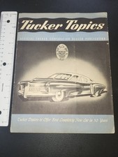 1948 TUCKER TOPICS DEALER MAGAZINE - Genuine Original and Vintage picture