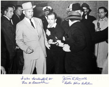 Lee Harvey Oswald Shot by Jack Ruby   James R. Leavelle Signed 8x10  REPRINT picture