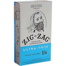 24 Pack Zig Zag Ultra Thin 1 1/4 Cigarette Rolling Paper Full Box picture