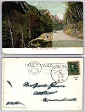 Dixville Notch New Road Postcard 1908 Attleboro MA Coos NH Posted Germany picture