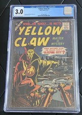 Yellow Claw (Atlas, 1957) #  3 CGC 3.0 Bill Everett Cover Rare picture