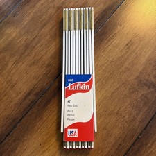 Vintage NOS LUFKIN 6' Red End Folding Ruler 066 New 72