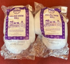 (2) 8 oz. Bags - Buffalo Snow Village Snow Rolls for Christmas Village Scenes picture