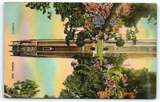 Vintage postcard, Bok Tower Florida, Colourpicture Pub. picture