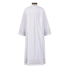 Alb Trinity Front Wrap Church Vestment Clergy Medium New picture