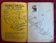 1958 Mayes El Paso City Taxi Directory & Street Guide Including Juarez Mexico picture