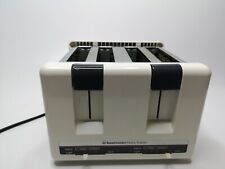 Rare Toastmaster 4 Slice Pastry Toaster White 5 temperatures Model D777 picture