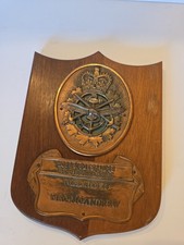Vintage CFB Summerside Plaque Warrant Officers Sergeants Mess Canadian Military picture