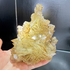 1016g Natural Gorgeous Yellow Calcite Specimen Crystal picture