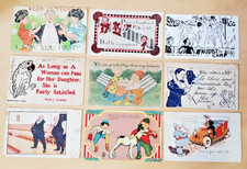 17 Humorous Postcards Used and Unused (1907-1910) - ROSS 11 picture
