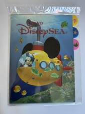 Tokyo DisneySea Mickey Mouse Submarine 3 Tab Clear File Folder Disney Japan picture
