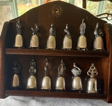 Reed & Barton Twelve Days of Christmas Silver Plated Bell Set W /Display picture