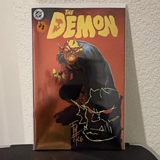 DC Comics The Demon #1 NYCC Exclusive Foil Fede Mele Remarque and Signature picture