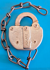 Vintage C&W RY ADLAKE Padlock ~ No Key picture