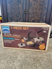 Vintage MIRRO 7 Pc Cookware Set NEW In Box Made in USA picture