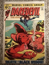 Daredevil #81 VG- Death is a black widow picture