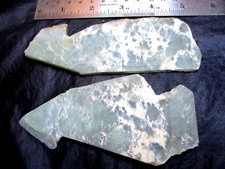 Jade slab pair 5 inches picture