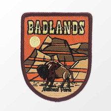 Badlands National Park  Patch Iron-On Applique Souvenir Gift picture