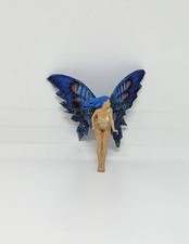 Handmade Enchanted Fairy Garden Miniature Pixi Butterfly Wing Dancing Fairy  picture