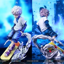PG studio HUNTER×HUNTER Killua In Skateboard Painted Anime Model GK Statue New picture