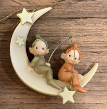 ENESCO 1990s Ornaments. Star Fishin’. Moonstruck. Members Only. Pixie. Lot of 3 picture