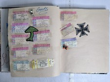Vintage 90s Rock Memorabilia Scrapbook Nine Inch Nails Pink Floyd AC/DC Tickets picture