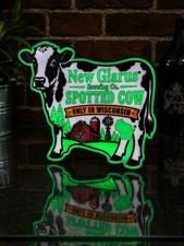 New Glarus Spotted Cow Cow Shaped Sign 3D Printed LED Light-Up Sign Decor Lamp picture