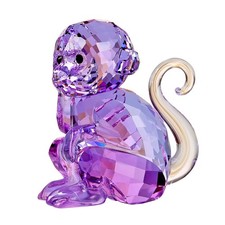 DOJOZ Crystal Little Monkey Animals Figurine - Purple picture
