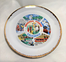 Universal Studios California Collectors Plate Gold Trim Porcelain  (B128) picture