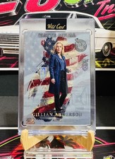 🎥 Wild Card America 250 Gillian Anderson True 1/1  Matte Metal Brushed Oil 🎥 picture