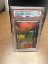 Topps 2000 Pokémon TV EP17 Island of the Giant Pokémon Foil PSA 7 picture
