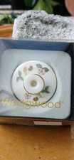 Wedgwood Bone China Minature candlestick wild strawberry picture