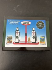 NEW Hemming Motor News Discontinued 1:12 Gas Pump Island Station Model picture