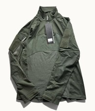 NWT Men’s Massif Advanced 1/4 Zip Combat FR Long Sleeve Shirt Sage Green Medium picture