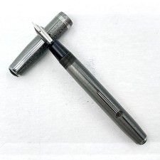 VTG Esterbrook J Fountain Pen Gray Celluloid 1555 GREGG Steel Nib AS IS picture