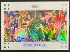 PAUL PIERCE 2007-08 Topps Chrome White Refractor 63/99 picture