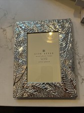Elegance Silver Plated Leaf Frame, 9 x 7” For 4 x 6” Photo NIB picture