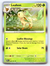 Leafeon 005/131 Holo Rare Prismatic Evolutions Pokemon Near Mint picture