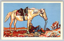 c1940s Little Joe The Wrangler Tucson Arizona Art Print Postcard picture