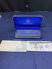 Vintage Rolls Razor Imperial No. 2 England Shaving Set w/ Case Instructions NOS picture