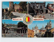 Postcard Saluti da Bergamo, Italy picture