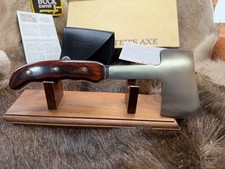 Vintage 106 Pre 1967 Buck  Hatchet / Axe One Liner Black Handle Mint & Rare- A1 picture