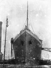 ill-fated White Star liner, 'Titanic' Harland & Wolff's shipyard, - 1912 Photo picture