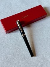 Cartier Promotional Gift Santos Palladium Finish Steel Rollerball Pen New Boxed picture